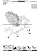 Machine Embroidery Design Pegasus