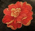 Machine Embroidery Design Peony - 3 sizes