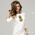 Machine Embroidery Design Pineapple - 3 sizes