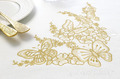 Gold butterflies Machine Embroidery Design - 3 sizes