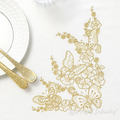 Gold butterflies Machine Embroidery Design - 3 sizes