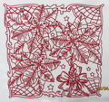 Machine Embroidery Design Poinsettia