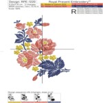 Elegant Roses Corner - 4 sizes