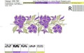 Purple Floral Border