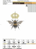 Queen Bee with crown