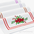 Machine Embroidery Design Red Poinsettia - 3 sizes
