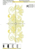 Rich gold border - 3 sizes