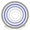 Machine Embroidery Design Round Greek ornament - 2 sizes