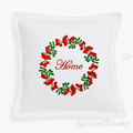 Rowan Wreath Machine Embroidery Design - 3 sizes