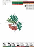 Rowan Machine Embroidery Design