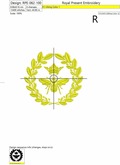 Machine Embroidery Design Royal Bee | Napoleonic bee - 2 sizes