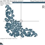 Damask Elegant Corner - 3 sizes