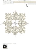 Machine Embroidery Design Royal Vintage Frame