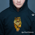 Dynamic Running Tiger