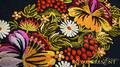 Petrykivka painting Russian folklore Machine Embroidery Design