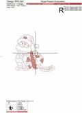 Machine Embroidery Design Santa