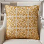 Seamless floral background pattern - 4 sizes