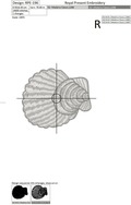 Machine Embroidery Design Seashell - 2 sizes