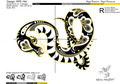 Snake Chinese horoscope - 2 sizes
