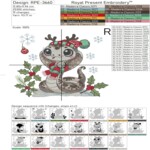 New Year's snake with horns - 4 sizes