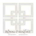 Geometric Elegance Squares - 2 sizes