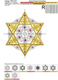 Machine Embroidery Design Star of David - 2 sizes