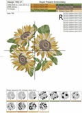 Sunflowers bouquet - 3 sizes