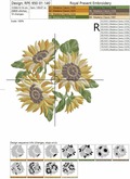 Sunflowers bouquet - 3 sizes