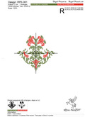 Machine Embroidery Design The Bunch of flowers (2 in 1)