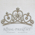 Machine Embroidery Design Tiara Princess