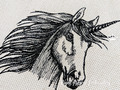 Machine Embroidery Design Unicorn - 3 sizes