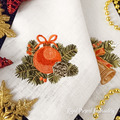 Machine Embroidery Design Vintage Christmas ball - 2 sizes