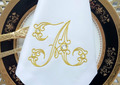 Machine Embroidery Design Vintage letter F