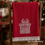 Vintage Ornamental Gift Box Machine Embroidery Design