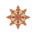 Machine Embroidery Design Vintage snowflake
