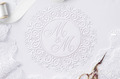 Machine Embroidery Design Wedding Frame - 3 sizes