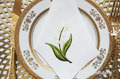 White Lilies of the valley Machine Embroidery Design
