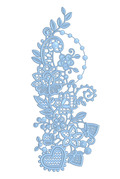 Machine Embroidery Design White lace - 3 sizes