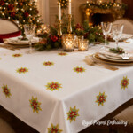 Winter snowflake Machine Embroidery Design - 3 sizes