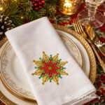Winter snowflake Machine Embroidery Design - 3 sizes
