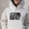 Single color Zebra Head - 3 sizes