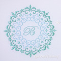 Frame in Eastern style Machine Embroidery Design - 4 sizes