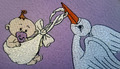 Machine Embroidery Designs A stork delivering a newborn baby girl and boy