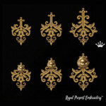 Baroque buttonholes Set