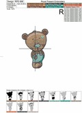 Bear cubs Machine Embroidery Designs - 3 sizes