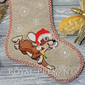 Machine Embroidery Designs Christmas fun Puppy - 3 sizes