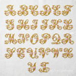 Floral Vintage Alphabet Bundle