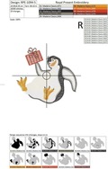 Machine Embroidery Designs Funny dancing penguins - 5 in 1