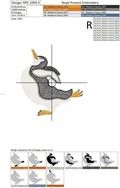 Machine Embroidery Designs Funny dancing penguins - 5 in 1