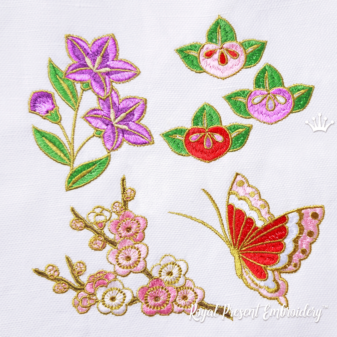 Japanese Collection Machine embroidery designs online